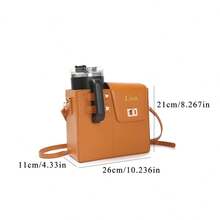 1pc Personalized Custom Name Design, Letter Capitalization, Pu Leather Square Portable Beverage Bottle, Water Cup Bag, Universal Large Insulated Cup, Pink Single-Shoulder Crossbody Water Cup Bag, Large-Capacity Women's Bag, Suitable For Daily Commuting, Office, Outdoor Camping And Shopping - Multicolor - View 12