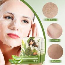 SADOER Mix 1/15/30/50 peças de Máscara Facial de Planta, Fruta e Rosa