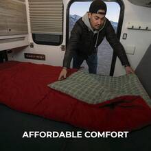 Teton Everyday Response Sleeping Bag For Adults And 3Season Sleeping Bags Stay Warm In Camping Weather Stuff Sack Included YFHL3 - +20FOlive&Stone - View 4