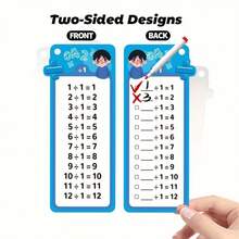 1 Set de Tarjetas Didácticas de Matemáticas para Niños, Juego de Aprendizaje de Dígitos, Práctica de Suma, Resta, Multiplicación, División y Fracciones, Reutilizables y Borrables, Ayudas Educativas de Escritura - Multicolor - Ver 8