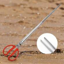 一副耐用多功能钳，直齿、弯齿、加长齿。这款多功能工具采用红色手柄设计，适用于家居装饰、户外垂钓、海钓、采摘、收集柴火和垃圾、切香蕉、添加冬季壁炉材料等多种用途。