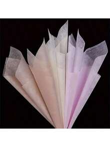 Handmade Tissue Paper DIY Handmade Bouquet Wrapping Cotton Liner Wedding Birthday Gift Valentine's Day Mother's Day Gift Wrapping Flower Shop Decoration, Graduation Decoration, Gift Bouquet Wrapping Liner, Korean Milk Flower Wrapping Paper, For Bouquet Wrapping, Father's Day, Mother's Day - Multicolor - View 4