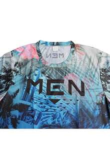 DONUTFOX 山地自行车运动服骑行服赛车摩托车衬衫 MTB BMX ATV 速降摩托 DH 越野摩托车 T 恤男健身衬衫长袖 T 恤速干透气衬衫拳击服 2025 - 軍綠色 - 查看 3