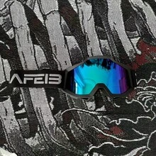 1 pieza Gafas de equitación para exteriores, Gafas anti-polvo para motocicleta y todoterreno, Gafas de esquí resistentes al viento, Gafas de protección ocular, Gafas anti-viento y arena - Multicolor - Ver 4