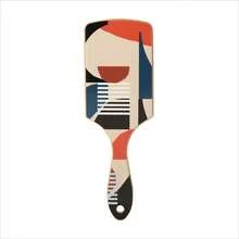 Tru X Hola Lou Collab Ouchless® Detangling Printed Paddle Brush Tan, 1 CT - 預設 - 查看 1