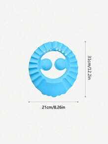 1pc Adjustable Shampoo Cap, Ear Protection Shower Cap, Shower Cap, Shower Products,Random Color Home Bathroom Decor Summer - Multicolor - View 6