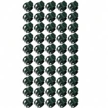 50/100PCS Clips de Planta Verde Oscuro de 6 Garras Soporte para Flores de Orquídea Abrazadera para Tallo de Enredadera Grapa para Ramas de Jardín - 50 unidades - Ver 3