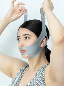 1pc Women Face Mask Bandage Sleep Mask Face Sculpting, Suitable For Daily, Household, Office Or Gym Wear