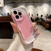 Funda para teléfono 1PC Funda para teléfono StylishGradient 16 Pro, Letras minimalistas 15 Pro, Wave 14 13, protectora, compatible con 12/11. - Colores mixtos 1 - Ver 3