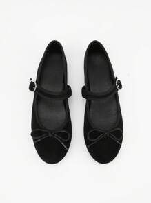 Women's 2025 New Outdoor Fashion Mary Jane Strap Decor Animal Print Fabric Flat Shoes, Lightweight Comfortable Soft Sole Loafers, Slip-On Granny Shoes