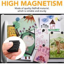 80Pcs Small 5x3mm Refrigerator Magnets - Tiny Strong Rare Earth Neodymium Disc Magnets For Fridge, Whiteboard, Billboard, Dry Erase Board & Office - Black-6x3mm-300Pcs - 查看 6