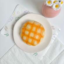 1 Pc Slow Rebound Squishy Decompression Toy Simulation Bread Creative Toy Doughnut Toast Slices