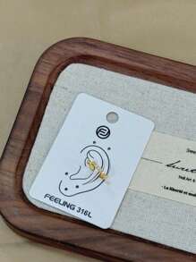 Hot 1 Pc Helix Cartilagem Conch Falso Piercing Jóias Ajustável Cz Ear Cuff Brinco Bijuteria