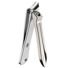 ANDVICTORY 1pc Ingrown Toenail Clipper, Stainless Steel Slanted Curved Blade Nail Clipper