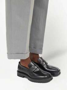 Maison Margiela - Men Tabi County Loafer - H8396 BLACK - View 4