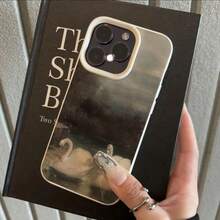 1 chiếc ốp lưng điện thoại TPU kiểu tranh vẽ cổ điển họa tiết thiên nga trang nhã, tương thích với iPhone/các dòng điện thoại khác. - trắng - Xem 3