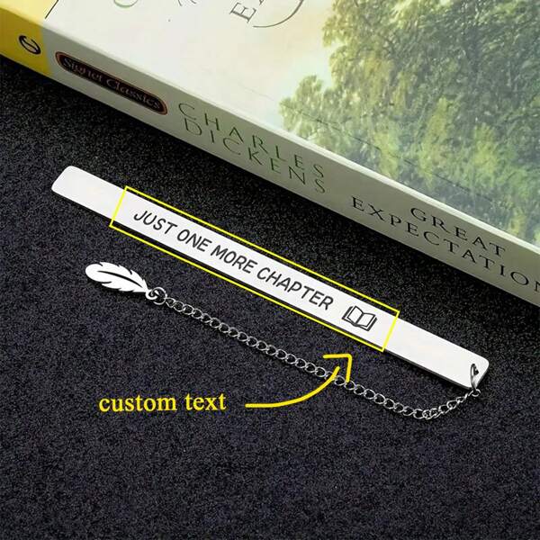 1pc/5pcs,Custom Metal Bookmarks Gift,Bookmark For Women Men Daughter Son Graduation Gifts For Best Friend Boyfriend Christmas Gift For Girlfriend Teacher Appreciation Retirement Gifts For Boss Coworker Leaving Gifts For Women