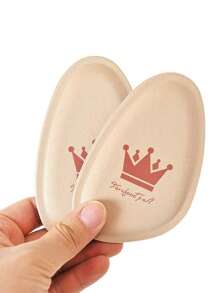 2 片装女式高跟鞋前脚掌垫缓解足部疼痛防滑半码鞋底鞋吸汗足部护理鞋垫-2 片装