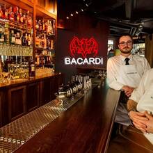 1pc Bacardi Rum Neon Commercial Logo For Bar Wall Decoration, USB Powered Decoration Bar Open Logo For Home Bar Store Party Decoration, Neon Lights For Man Cave - Red+White - View 5