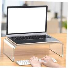展示架 电脑增高架 电脑支架 显示器支架 增高架 办公电脑支架 键盘腕垫 显示器增高架 电脑增高支架 电脑底座 亚克力显示器支架 增高架 亚克力笔记本电脑支架