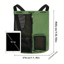 可折叠速干网袋，多功能手提包和单肩包，配有干湿分离隔层，适合夏季海滩、游泳和锻炼，多功能抽绳轻便储物袋，黑色牛津布，可调节肩带，Crossfit 设计 - 藍色 - 查看 11