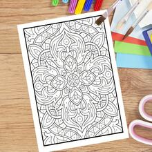 22 Pages Upgraded Deluxe Edition Cozy Retreats Coloring Book - 8.1x11.2inches Thickened Mixed Color Paper Material, Unique Cover, Perfect For Teens And Adults, Birthdays, Parties, Easter, Mother's Day, Father's Day - Color By Number,Colouring Book,Coloring Book,Art Supplies Colouring Book Adult Adult Coloring Books Coloring Books For Adults Coloring Books,Back To School,Supplies,Book,120G Paper - Single Piece - View 5