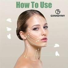 Guasha Facial Massage Tool - Anti Allergic, Battery Free Scraping Board, Suitable For Face, Neck, Back, Hands And Feet - 綠色 - 查看 2