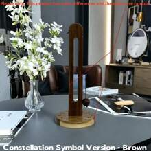 1pc Wooden Vertical Paper Towel Holder, Tissue Paper Roll Rack, Home Kitchen & Bathroom Paper Towel Storage Organizer