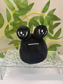 1个可爱宠物外星人Pou毛绒玩偶 - 送给孩子的完美礼物，毛绒玩偶 - 可爱的毛绒动物玩偶，配有钥匙扣、包包挂饰和钱包装饰 - 彩色 - 查看 9