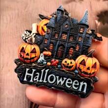 3 Stück/Set Halloween Kühlschrankmagnet, kreative Kürbis Dekoration, Heim Feiertagsdekoration, Halloween Souvenirs, kreative Heimdekoration Geschenke, Party Dekoration