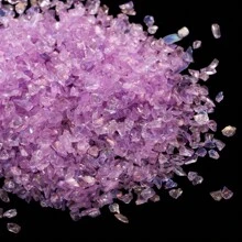 20 Grams 0.7oz AB Colored Crushed Glass For Resin Art DIY,Broken Fire Glass Pieces For Tabletop Fire Pit,Crafts,Home Decorations Vase Fillers