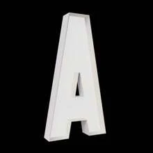 1PC 70cm High A-Z Letters And 0-9 Numbers Balloon Kt Board Frame, Pre-Cut Foam Board, 3D Filled Balloon Model, Suitable For Party Decoration, Diy, Birthday, Anniversary, Anniversary And Wedding Decoration