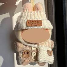 Conjunto De Ropa De Moda Para Muñeca (NO Incluye Muñeca), Conjunto De 3 Piezas De Crochet Hechas A Mano, Ropa Linda, Bolsa, Sombrero, DIY Divertido Y Elegante Accesorios De Ropa Para Cumpleaños De Hijas, Aniversarios Y Regalos De Vacaciones - B(Sombrero Ropa Bolsa Sin Muñeca) - Ver 8