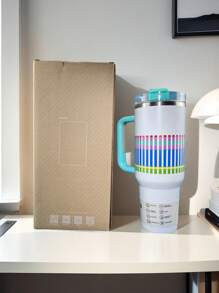 Sanrio 2025 Nouveau 1 pièce 40 oz 304 Tasse isotherme en acier inoxydable double paroi, gardant les boissons chauds/froids, tasse de voyage portable, tasse à café glacé, un excellent cadeau pour le camping en plein air, les voyages et l'hydratation à la maison