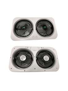 Portable USB Rechargeable Dual-Head Wall-Mounted Fan, Hanging Fan, Desktop Fan - Quiet Operation, 3-Speed Adjustable Lightweight Fan With Large Capacity Lithium Battery, Portable Fan, Electric Fan, Handheld Fan, Small Fan, Mini Fan, Cooling Gift For Friends,Spring Summer Picks,Brides Maid Gifts,Room,Bedroom Decor,Beach,Travel,For Men,For Women,Vacation - Multicolor - View 14