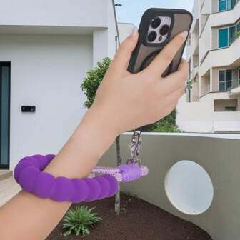 Laccio galleggiante impermeabile per telefono, laccio da polso staccabile e regolabile per fotocamera, guinzaglio per animali domestici, in stile INS