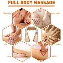 Shiatsu Back Shoulder And Neck Massager, Ideal For Gift Giving, Best Gift For Women, Men, Moms, Dads For Pain Relief - Màu be - Xem 3