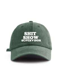 1 pièce Casquette de baseball vintage usée et imprimée, unisexe. Chapeau de soleil, casquette de camionneur, tenue décontractée pour l'extérieur, alpinisme, vacances, pêche