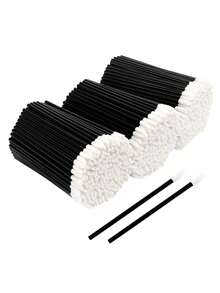 300/200/100pcs Makeup Lip Brush, Disposable Lip Applicator, Lipstick Brush, Lip Gloss Applicator, Mascara Brush, Makeup Tools