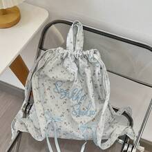 Women Shoulder Bags - 斜紋碎花藍 - 查看 7