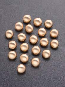 20pcs 10mm Round Sewing Metal Buttons Mushroom Buttons For Clothing Dress Accessories Scrapbooking Garment Decorative DIY Crafts Tool