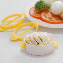 1PCS,Multifunctional Egg Cutter, Household Egg Cutter,Kitchen Creative Utility Knife For Easy Cutting Of Eggs And Diced, Convenient Breakfast Supplies, Family Dinner Supplies, Party Supplies - Màu vàng - Xem 4