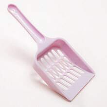 Macaron Color Matching Pet Litter Scoop, Candy Colored Hollow Mesh Cat Dropper Shovel, Pet Cleaning Supplies Toilet Pick, Enlarged Cat Scoop With Small Holes, Medium-Sized Simple Cat Dropper Shovel, Cleaning And Toilet Pick For Pets, Durable Material PVC, Photographed According To The Lighting Angle, There May Be Color Difference Errors, Please Understand! - Multicolor - View 7