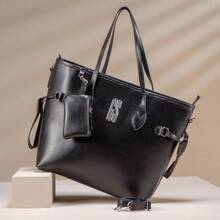 Gaby Show Women's Fashion Glomourous Bag Premium Line Chic Satin Lining + Coin Purse