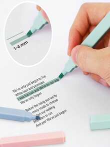 12pcs Soft Chisel Tip Pastel Highlighters - Assorted Colors, Bleed-Proof, Perfect For Journaling, School & Office, Art Supplies