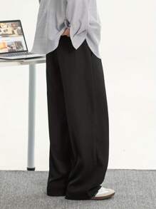 大码男士宽松休闲裤，轻薄透气直筒长裤，适合户外、日常穿着、运动，适合外出、约会、工作、日常、夏季