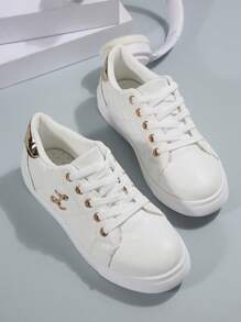 Women's Spring/Autumn New Black Round Toe Lace-Up Lightweight Versatile Casual Sports Shoes/Sneakers, Multiple Colors Available