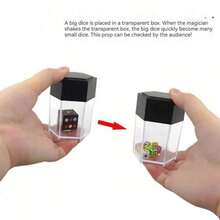 1 Set - Magic Dice - Magic Trick Props From Large To Small - Stage Magic Toy - Magic Toy - Birthday Gift - Christmas Gift - Small Gift - Toy - Random Dice Color - Christmas - Multicolor - View 6