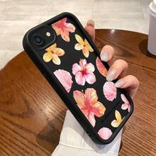 Suitable For IPhone SE (2022) Phone Case Sky Eye Ladder Pomegranate Flower Unique Anime Fashion Simple  High Quality Soft Cartoon Playful Durable Girls Personality Protection Design Air Cushion Japanese Style Popular Korean Version Non-Slip Fun Fresh Youth Casual Gift Cute Elegant Versatile Funny Texture Graffiti Exquisite Shockproof Anti-Dirt Cute No Collision Creative INS Style Lightweight Durable High Appearance - 黑色 - 查看 8