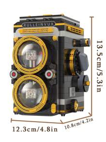 A Collection Of Adult Building Blocks: Vintage Cameras, Coffee Makers, Projectors, Phones - Perfect For Home Decor And Gifts! Step Into A World Of Creativity And Nostalgia With Our Unique Collection Of Adult Building Blocks. From Vintage Cameras To Coffee Makers, Each Carefully D
